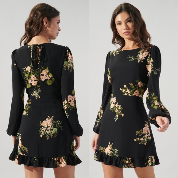 Sugarlips Dresses & Skirts - ☆Sugar + Lips Jasleen Floral Ruffle Flounce Mini Dress☆